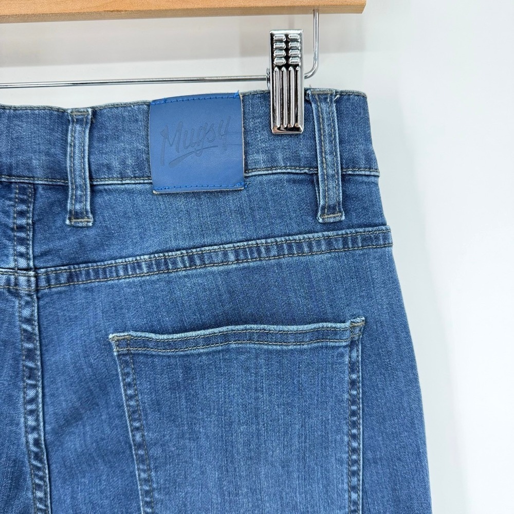 Mugsy Lake Shores Mens 31x32 Slim Straight Leg Jeans‎ Medium Blue Stretch - Picture 5 of 9